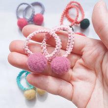 Load image into Gallery viewer, 2-Pack Pompom Hair Ties