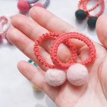 Load image into Gallery viewer, 2-Pack Pompom Hair Ties