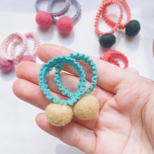 Load image into Gallery viewer, 2-Pack Pompom Hair Ties
