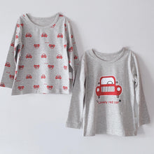 Load image into Gallery viewer, 2-Pack Car Prints Boys' Long Sleeves (2-4yo)