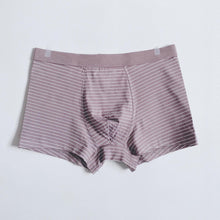 Load image into Gallery viewer, Light Cotton Striped Men's Boxer Briefs