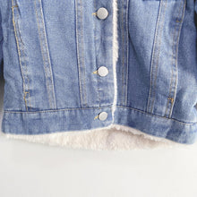 Load image into Gallery viewer, Denim Fleece Jacket (3 - 13 yo)
