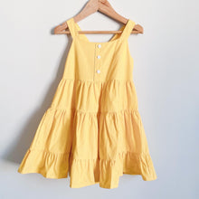Load image into Gallery viewer, Daisy Yellow Dress (4-9 yo)