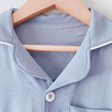 Load image into Gallery viewer, Plain Colored Button Down Shirt & Capris Set (6-14 yo)