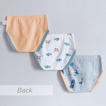 Load image into Gallery viewer, 2023 3-PACK Little Tiger, Aircraft and Road Trip Boys Briefs (2-14 yo)
