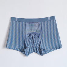 Load image into Gallery viewer, Light Cotton Striped Men's Boxer Briefs