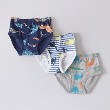 Load image into Gallery viewer, NEW! 3-PACK STAR, SPACE OR DINO BOYS BRIEFS (2-12 yo)