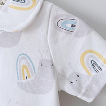 Load image into Gallery viewer, Snail Button Down Pajama Unisex (6mo - 3yo)