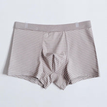 Load image into Gallery viewer, Light Cotton Striped Men's Boxer Briefs