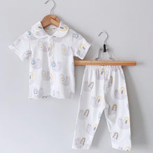 Load image into Gallery viewer, Snail Button Down Pajama Unisex (6mo - 3yo)