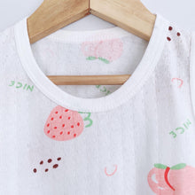 Load image into Gallery viewer, Strawberries & Peaches Presko Sando & Shorts Unisex (6mo - 9yo)