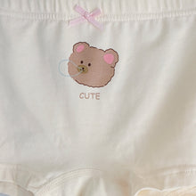 Load image into Gallery viewer, 4-PACK Teddy Bear Girls&#39; BOXER BRIEFS (2-11 yo)
