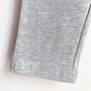 Gray Basic Cotton Pants (1-2 yo)