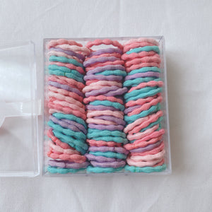 100-Pack Elastic Hair Ties .5cm