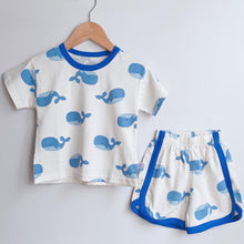 Load image into Gallery viewer, Whale Shirt &amp; Shorts Set Unisex (1-5 yo)
