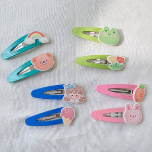 2-Piece Cartoon Hair Clips