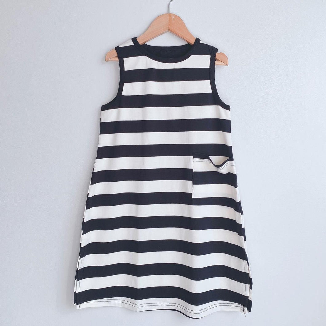 Everly Stripes Long Dress (3-11 yo)