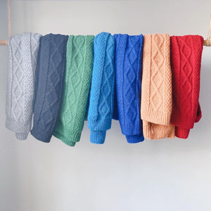Kids & Adults Classic Knitted Scarf