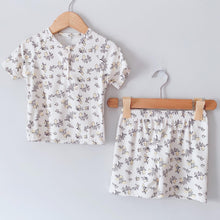 Load image into Gallery viewer, Neutral Top &amp; Shorts Set Unisex (1-7 yo)
