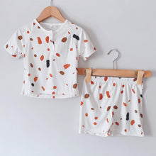 Load image into Gallery viewer, Neutral Top &amp; Shorts Set Unisex (1-7 yo)
