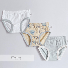 Load image into Gallery viewer, PRE-ORDER 3-PACK Little Tiger, Aircraft and Road Trip Boys Briefs (2-14 yo)
