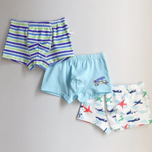 Load image into Gallery viewer, 3-PACK AIRPLANE BOYS&#39; BOXER BRIEFS (8-10 yo)
