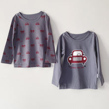 Load image into Gallery viewer, 2-Pack Car Prints Boys&#39; Long Sleeves (2-4yo)
