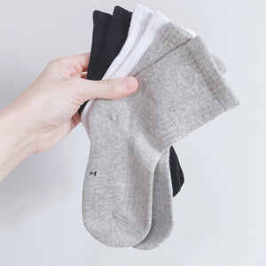 3-Pack Plain Socks (5-12 yo)