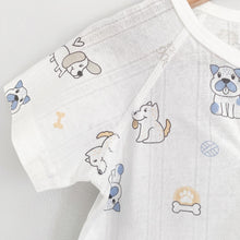 Load image into Gallery viewer, Dog Buttoned Baby Romper (3-24 mo)
