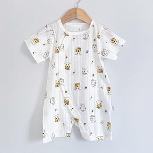 Tiger Buttoned Baby Romper (3-24 mo)