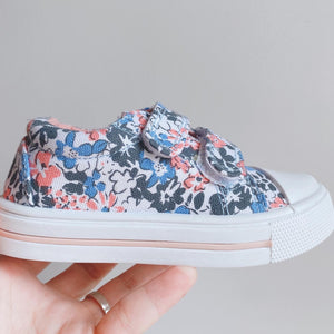 Floral Canvas Shoes Size 4