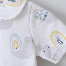 Load image into Gallery viewer, Snail Button Down Pajama Unisex (6mo - 3yo)
